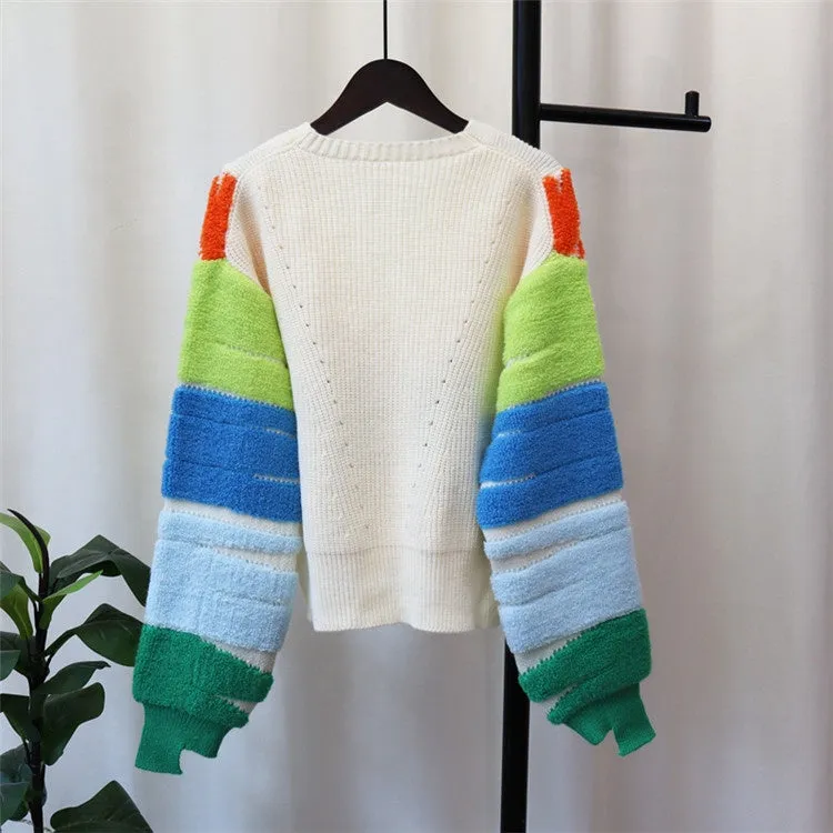 Color Block Cardigan
