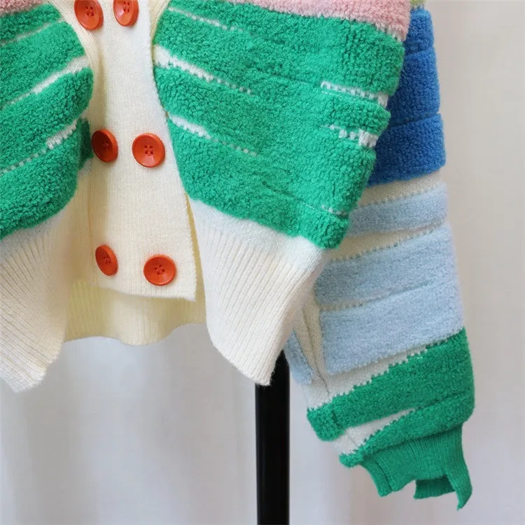 Color Block Cardigan