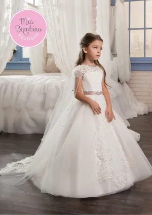 Colorado Flower Girl Dress with Cape