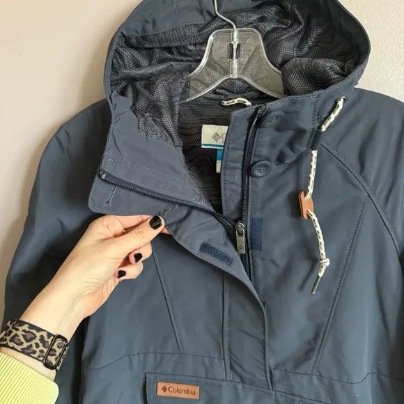 Columbia South Canyon Creek Anorak Jacket Water Resistant Pullover Hooded XS