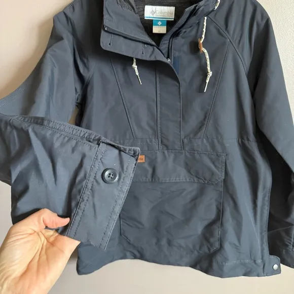 Columbia South Canyon Creek Anorak Jacket Water Resistant Pullover Hooded XS