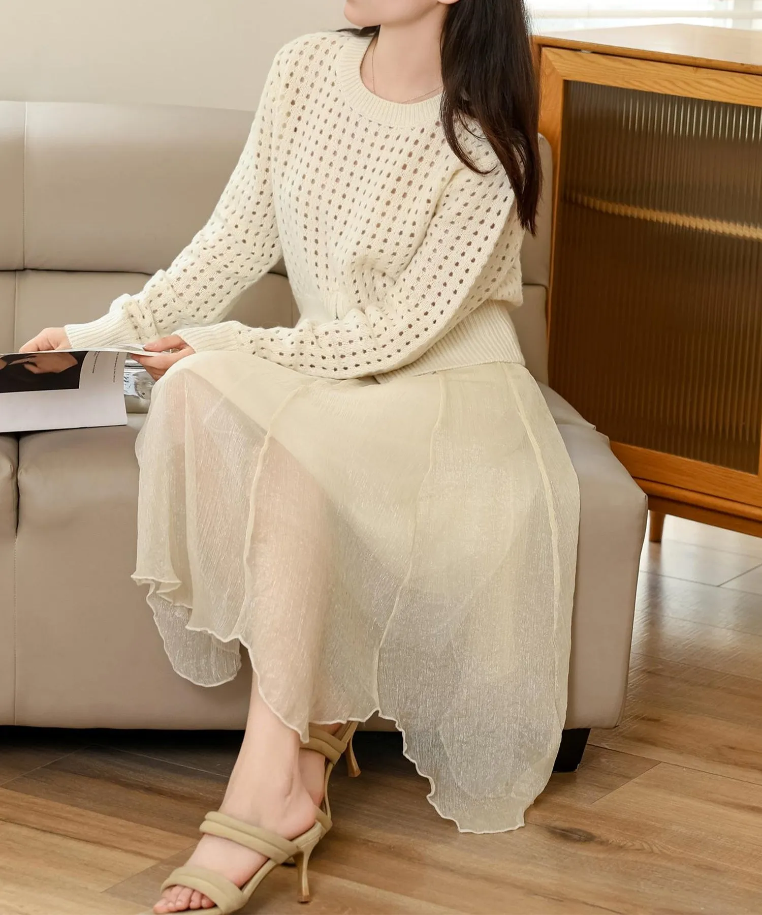 compact mesh knit