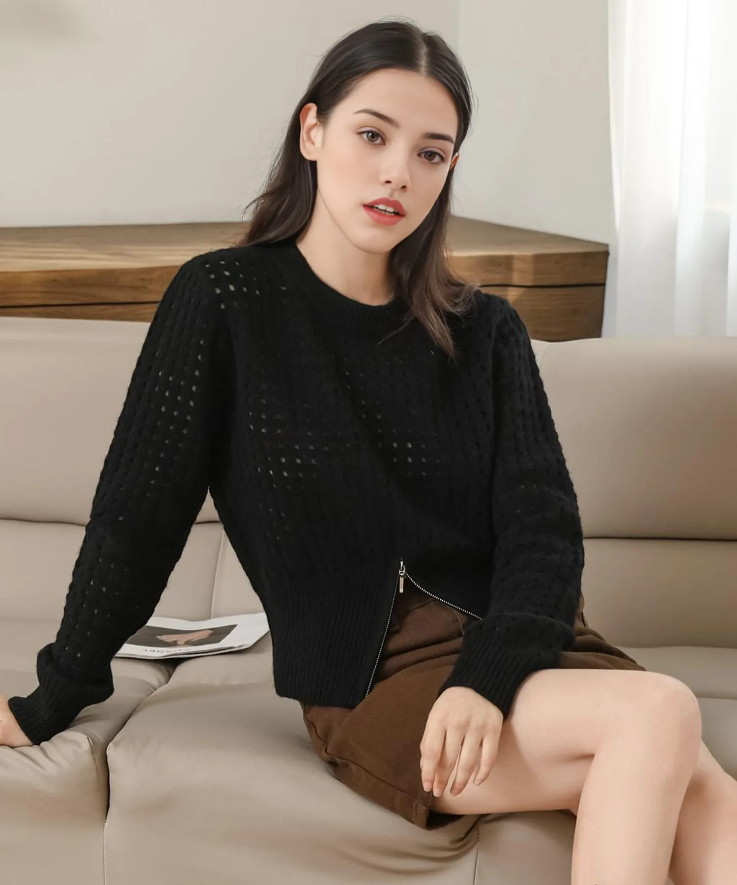 compact mesh knit