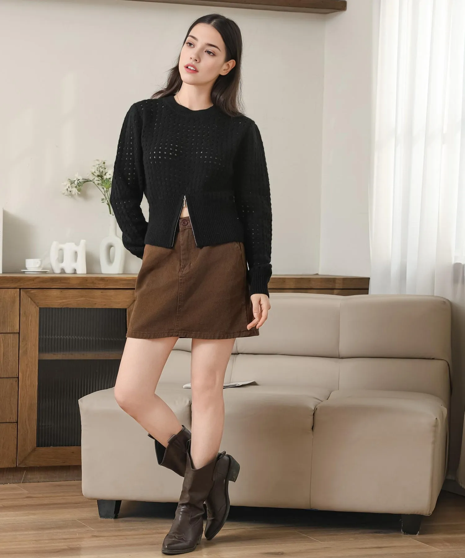 compact mesh knit