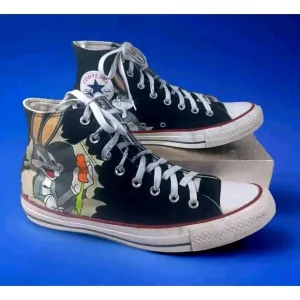 Converse Looney Tunes Bugs Bunny Chuck Taylor All Star High Black 169225…