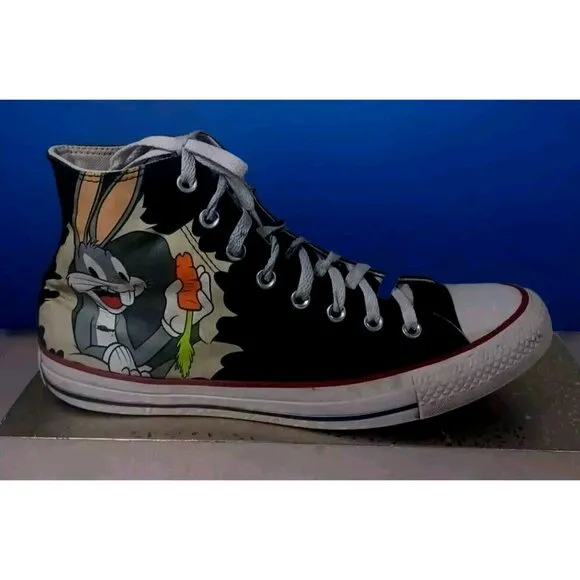 Converse Looney Tunes Bugs Bunny Chuck Taylor All Star High Black 169225…