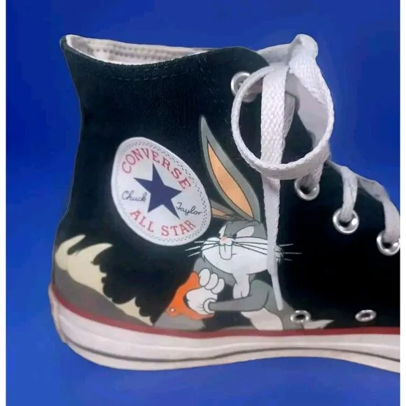Converse Looney Tunes Bugs Bunny Chuck Taylor All Star High Black 169225…