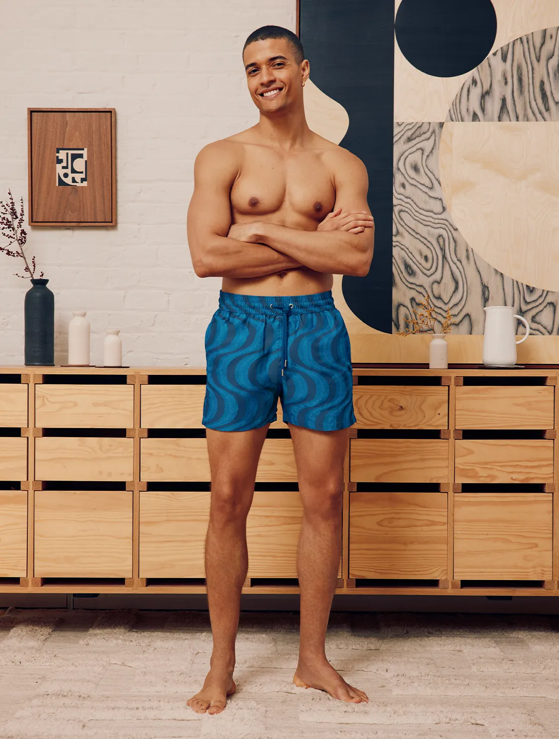 COPA CAMADA JACQUARD SPORT SWIM SHORTS