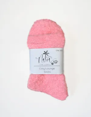 Cosy Lounge Socks - Aspen - Pink
