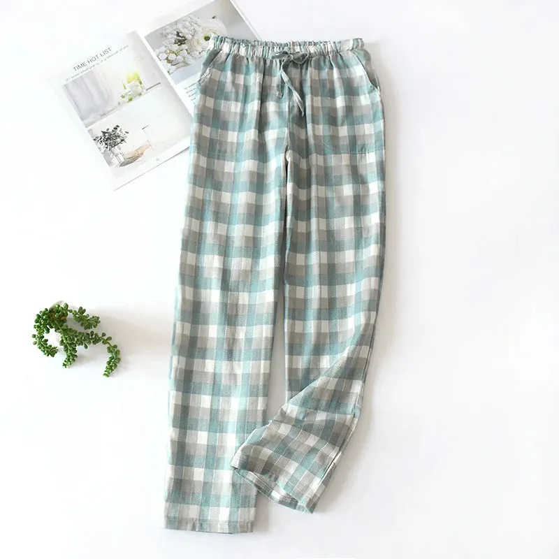 COTTON PYJAMA TROUSERS