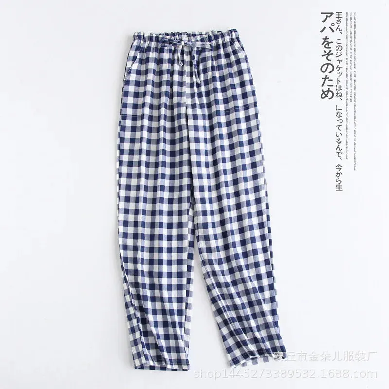 COTTON PYJAMA TROUSERS
