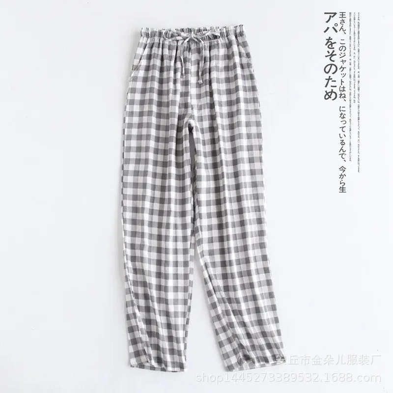 COTTON PYJAMA TROUSERS