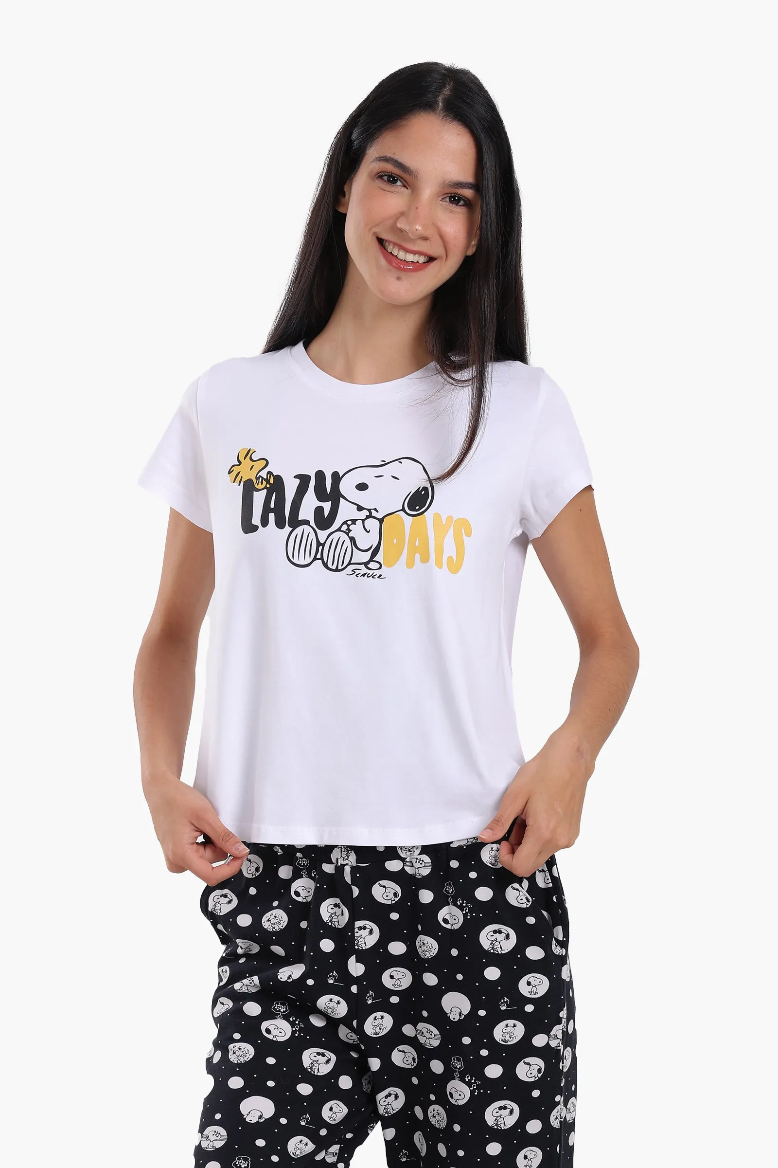 Cotton Short Sleeves Pyjama Set