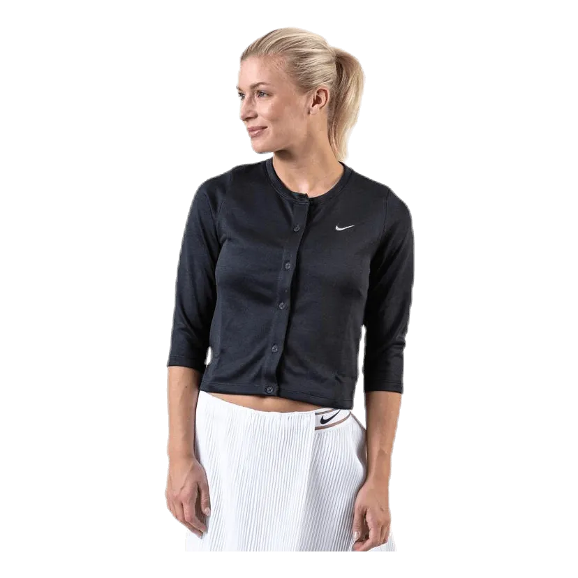 Court Cardigan White/Black