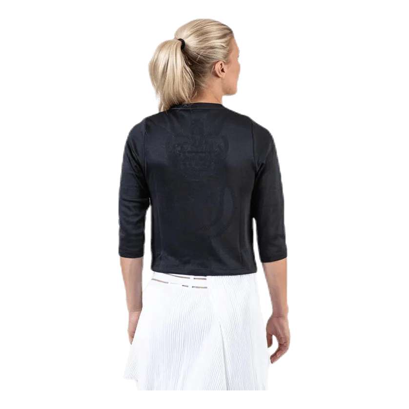 Court Cardigan White/Black