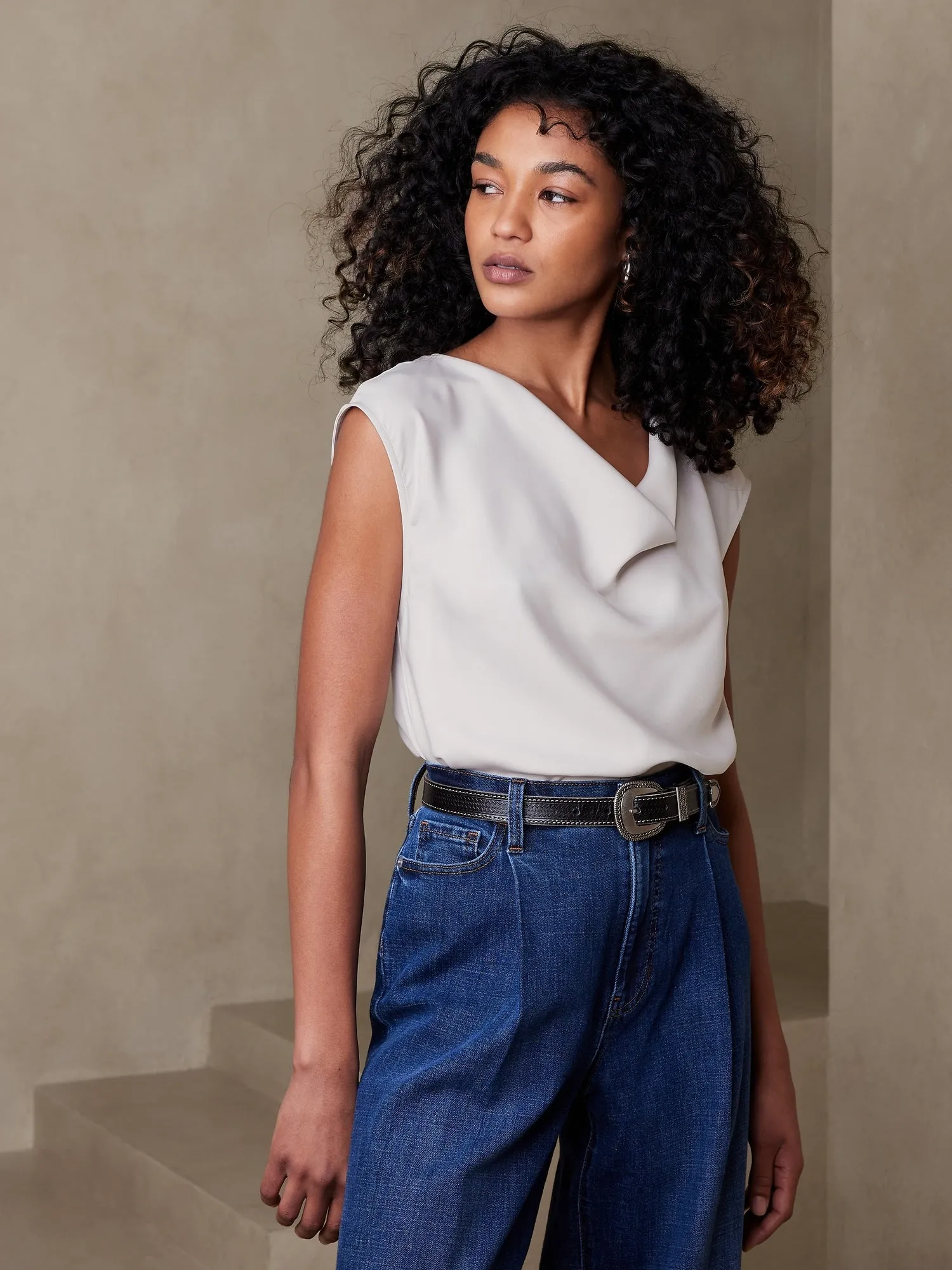 Cowl-Neck Top