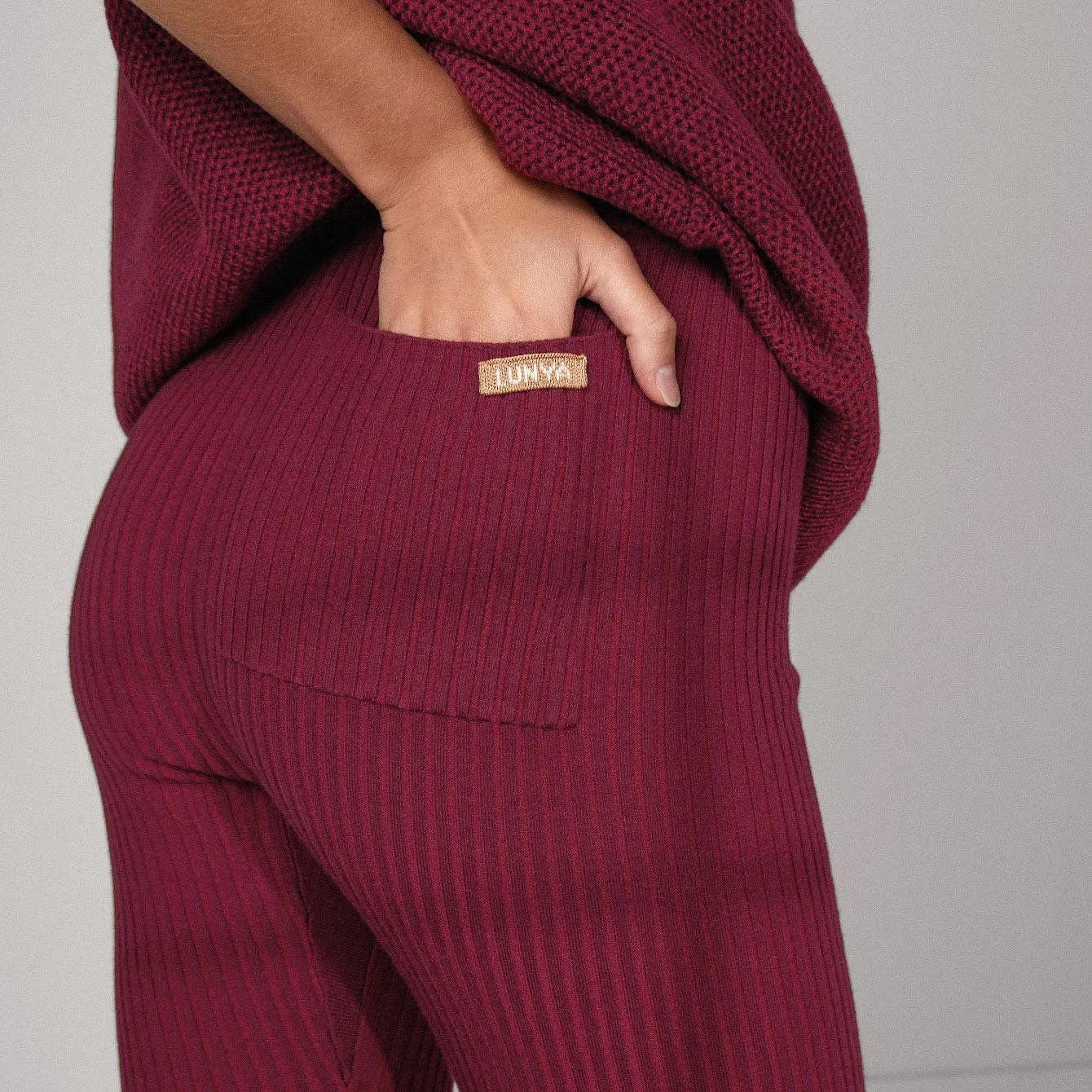 Cozy Cotton Silk Ribbed Legging