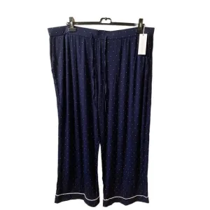 Cozy Earth Pajama Pants‎ Bamboo Stretch Knit Sz XXXL NWT Mini Dot Print Navy