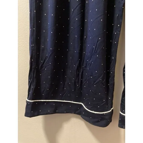 Cozy Earth Pajama Pants‎ Bamboo Stretch Knit Sz XXXL NWT Mini Dot Print Navy