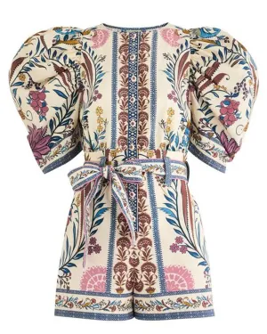 Cream Romantic Lightness Romper