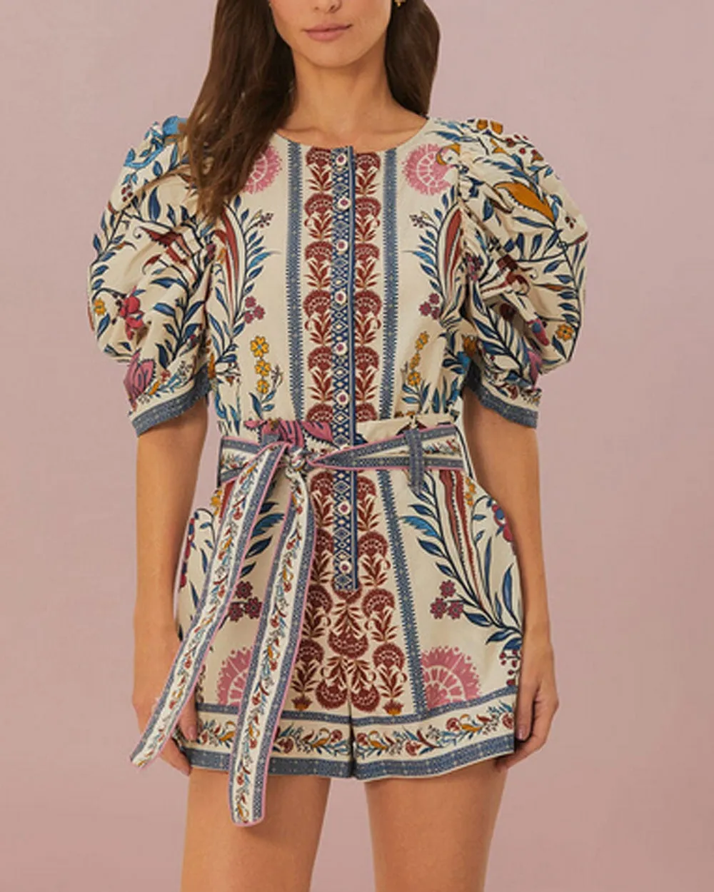 Cream Romantic Lightness Romper
