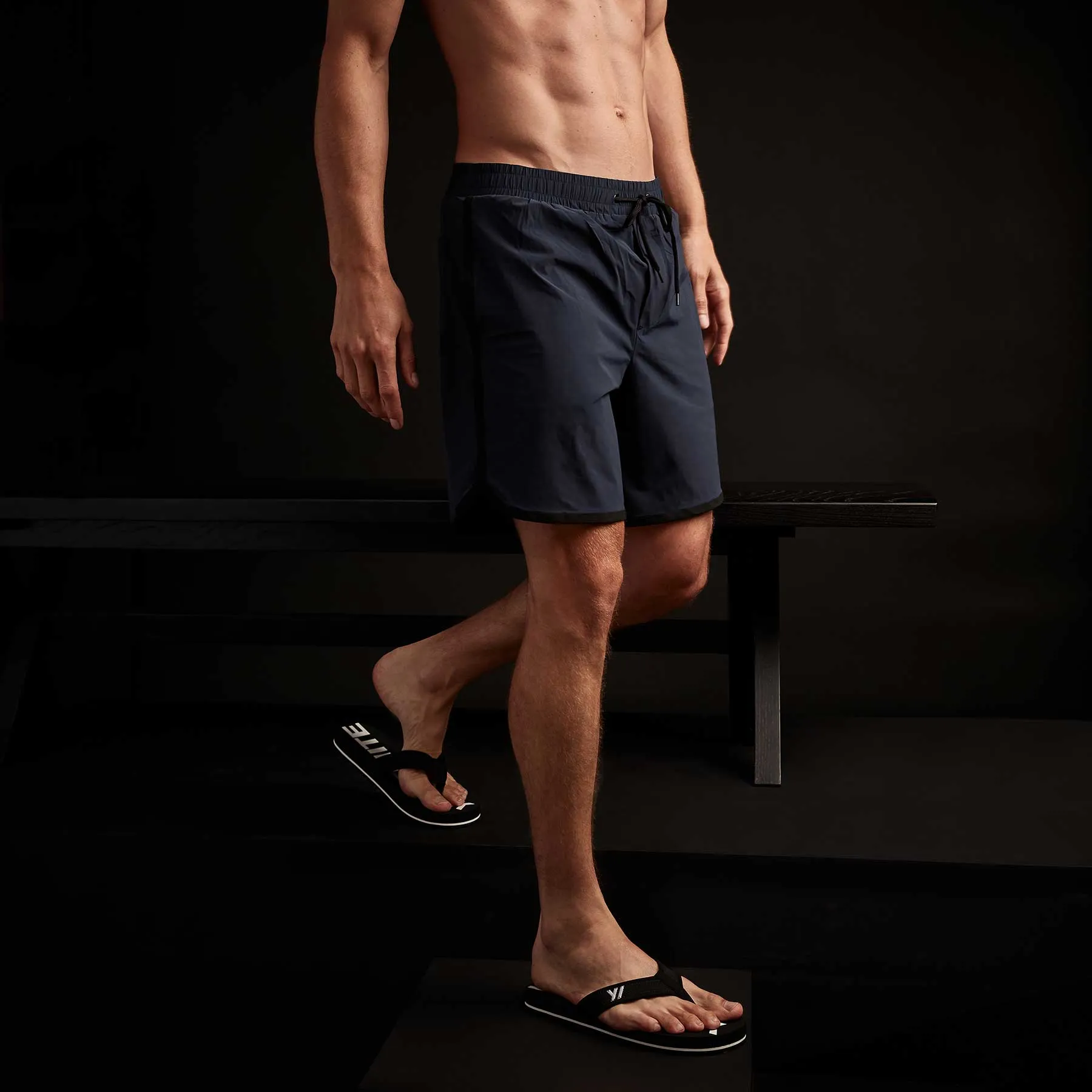 Curved Hem Boardshort - True Navy/Black