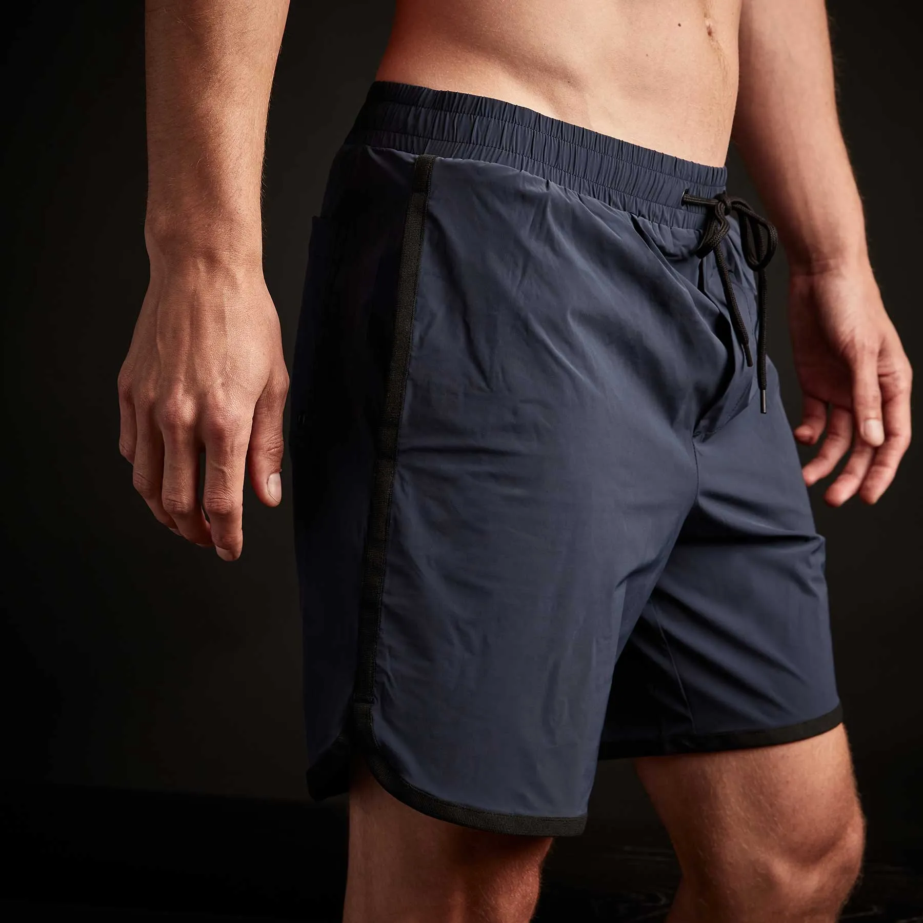 Curved Hem Boardshort - True Navy/Black