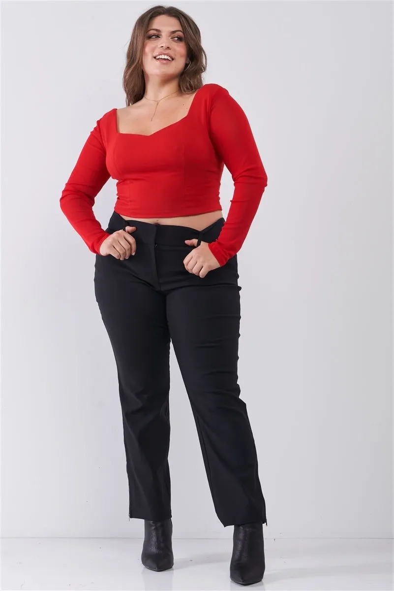 Curvy Sweetheart Crop Top
