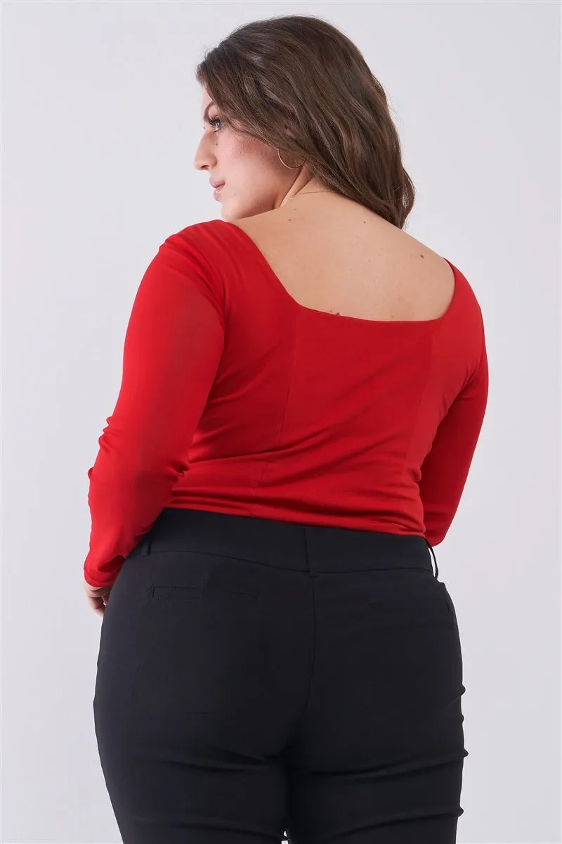 Curvy Sweetheart Crop Top