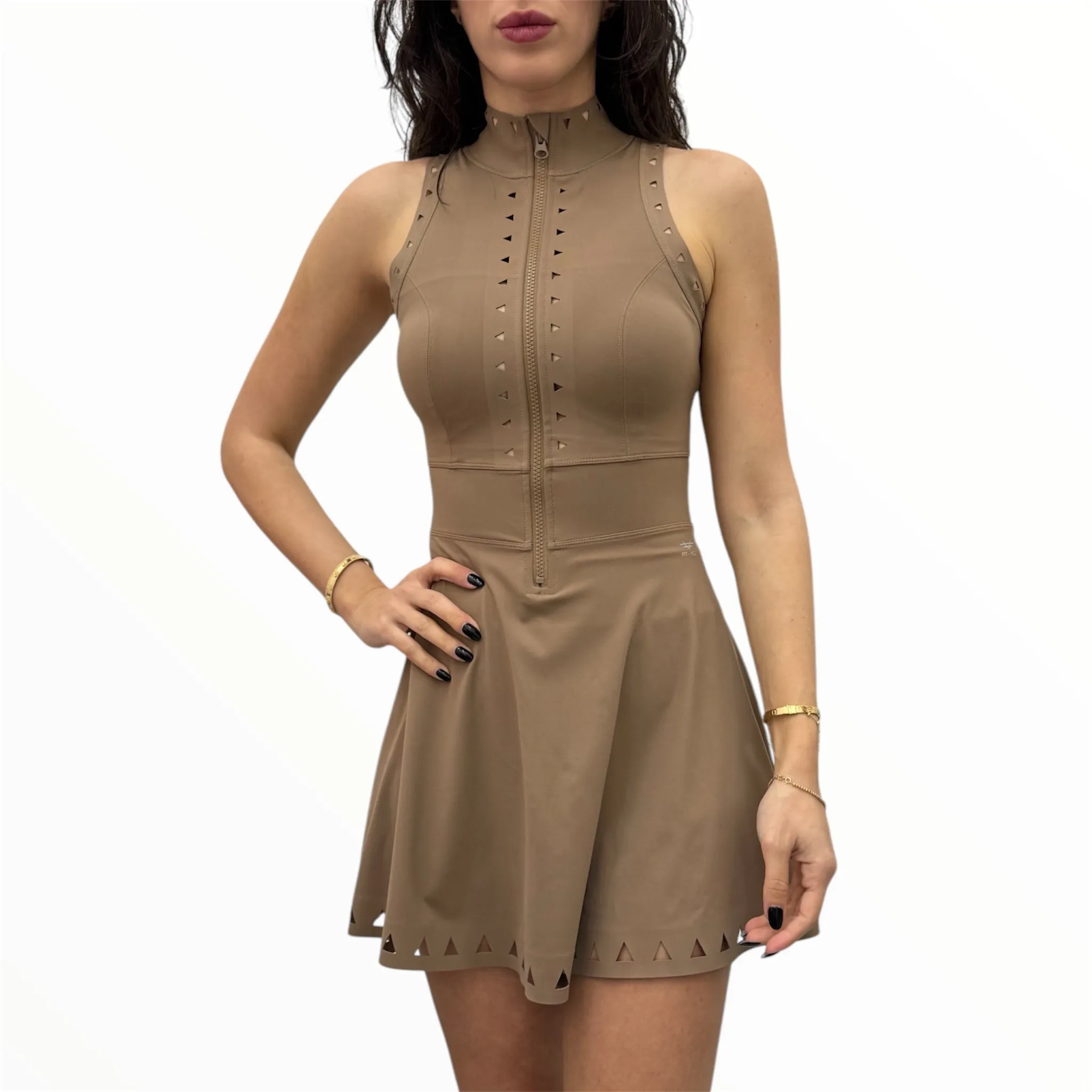 Cutout Dress - Mocha