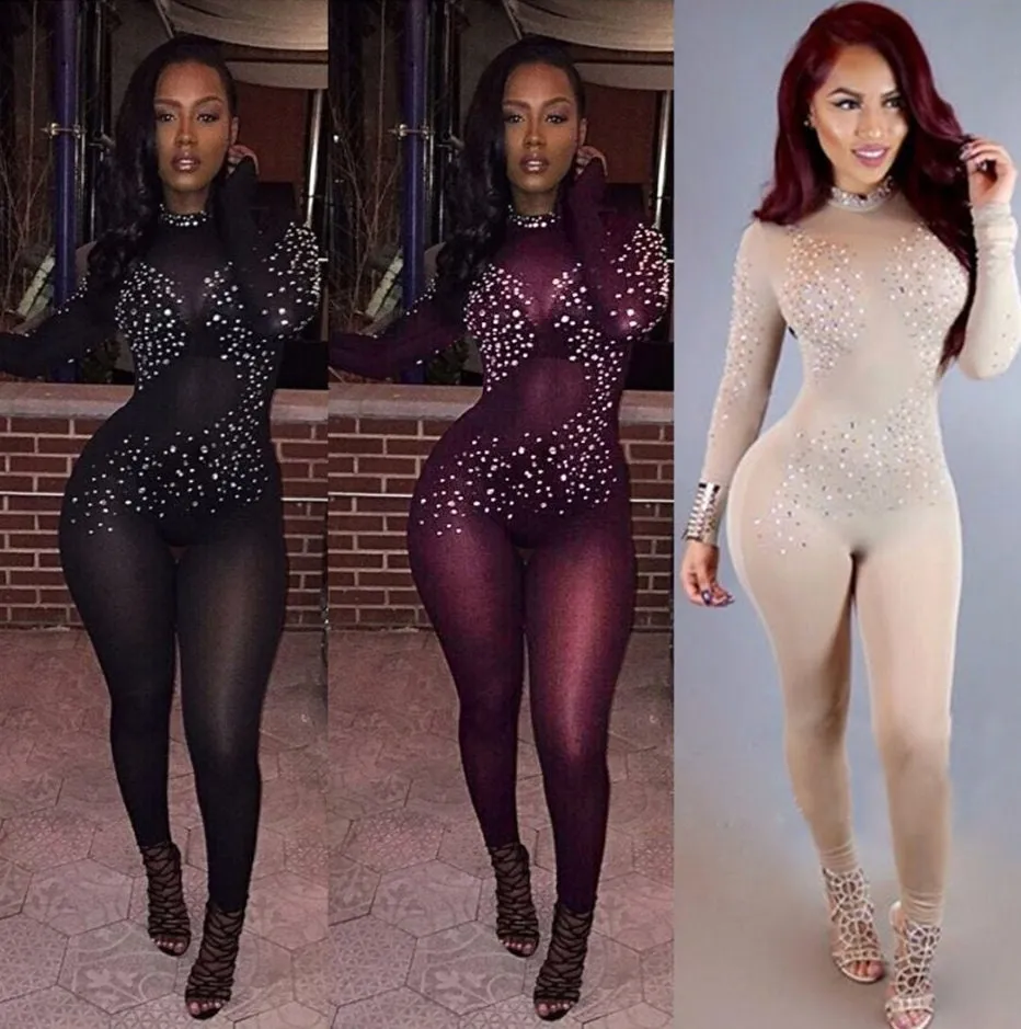 Diamond Bodysuit | Sexy Bodysuit | Rhinestone Bodysuit | Womens Bodysuit