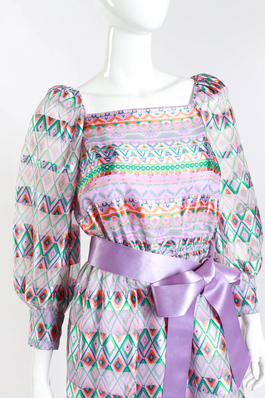 Diamond Stripe Maxi Dress