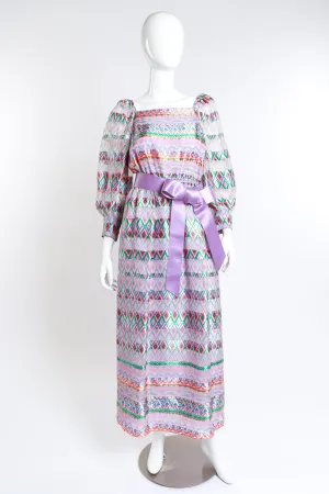 Diamond Stripe Maxi Dress