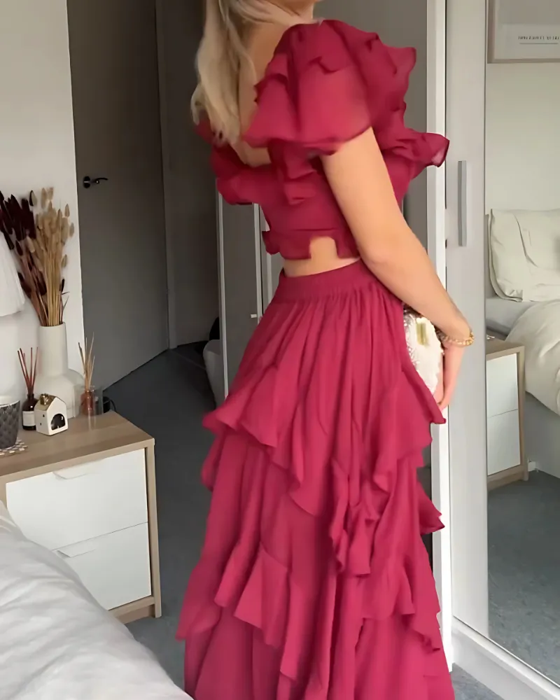 Dolly | Sophisticated Ruffle Summer Dress