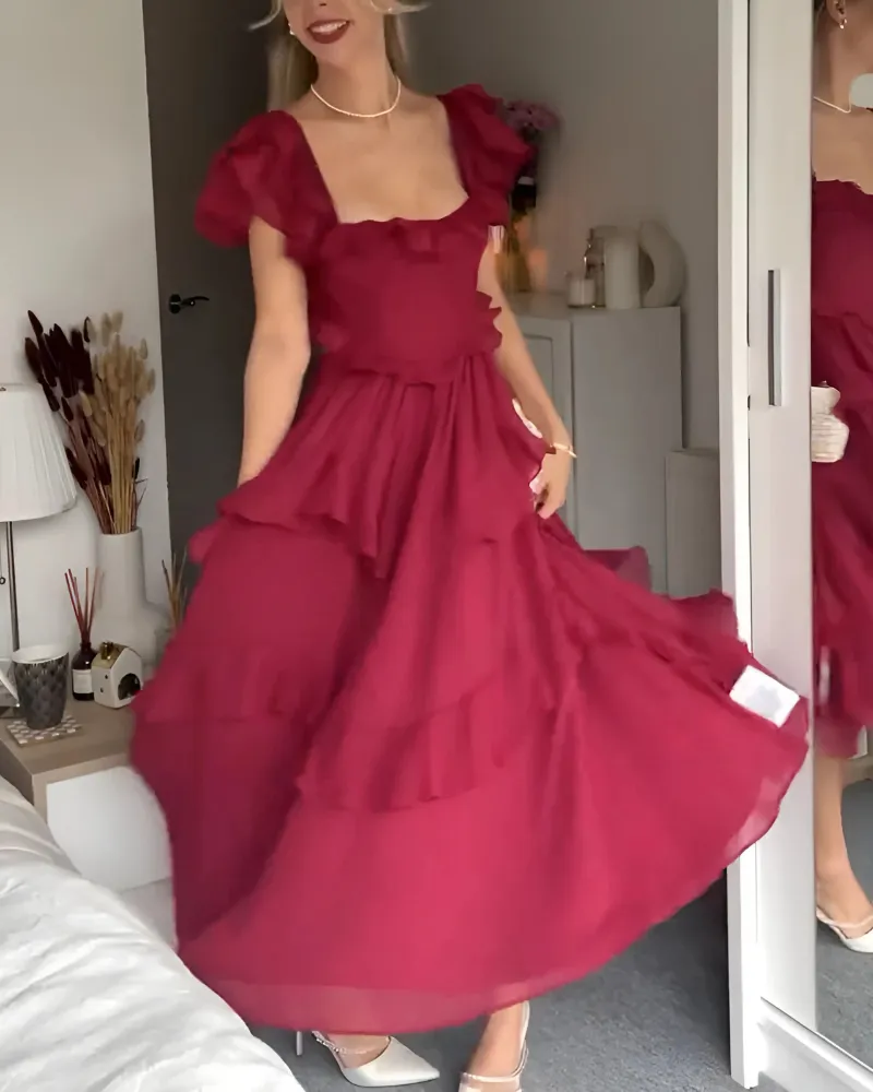 Dolly | Sophisticated Ruffle Summer Dress