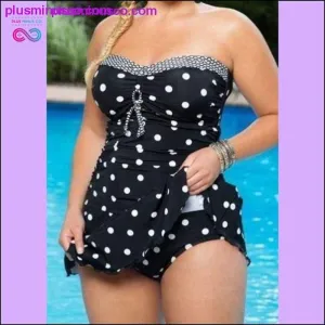 Dots Print Brazilian Monokini Skirt Swimsuit