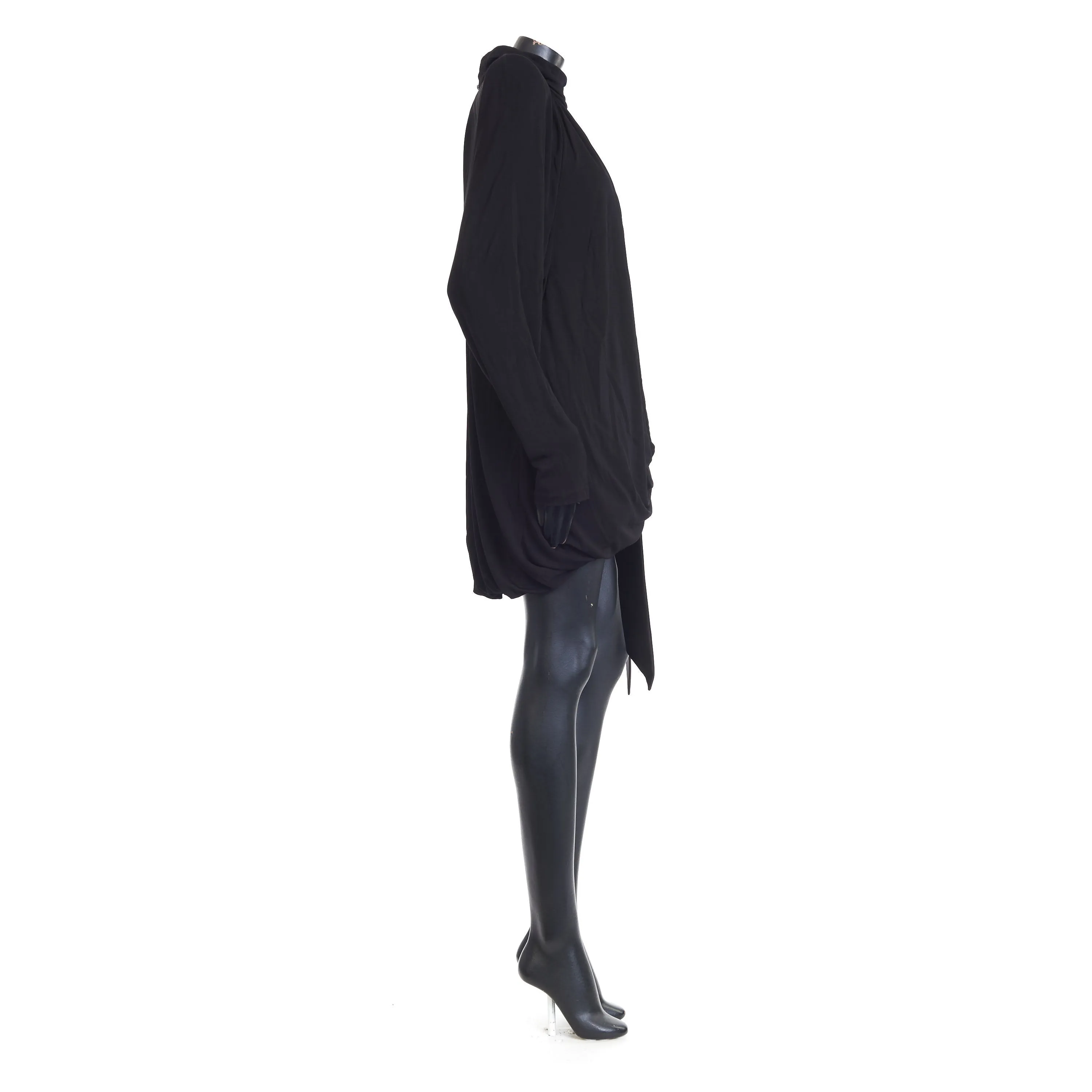 Draped Dress In Satin Crepe Jersey