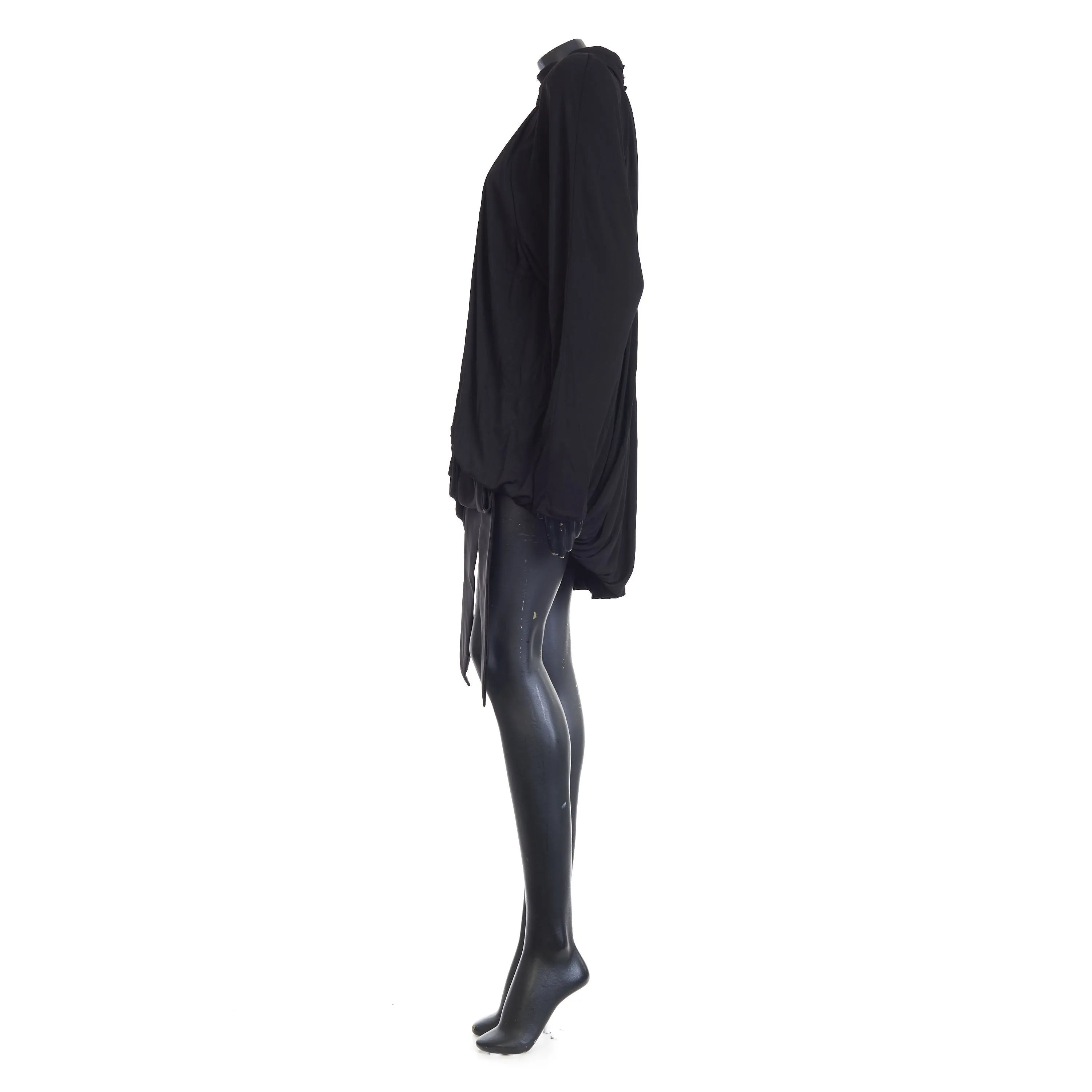 Draped Dress In Satin Crepe Jersey