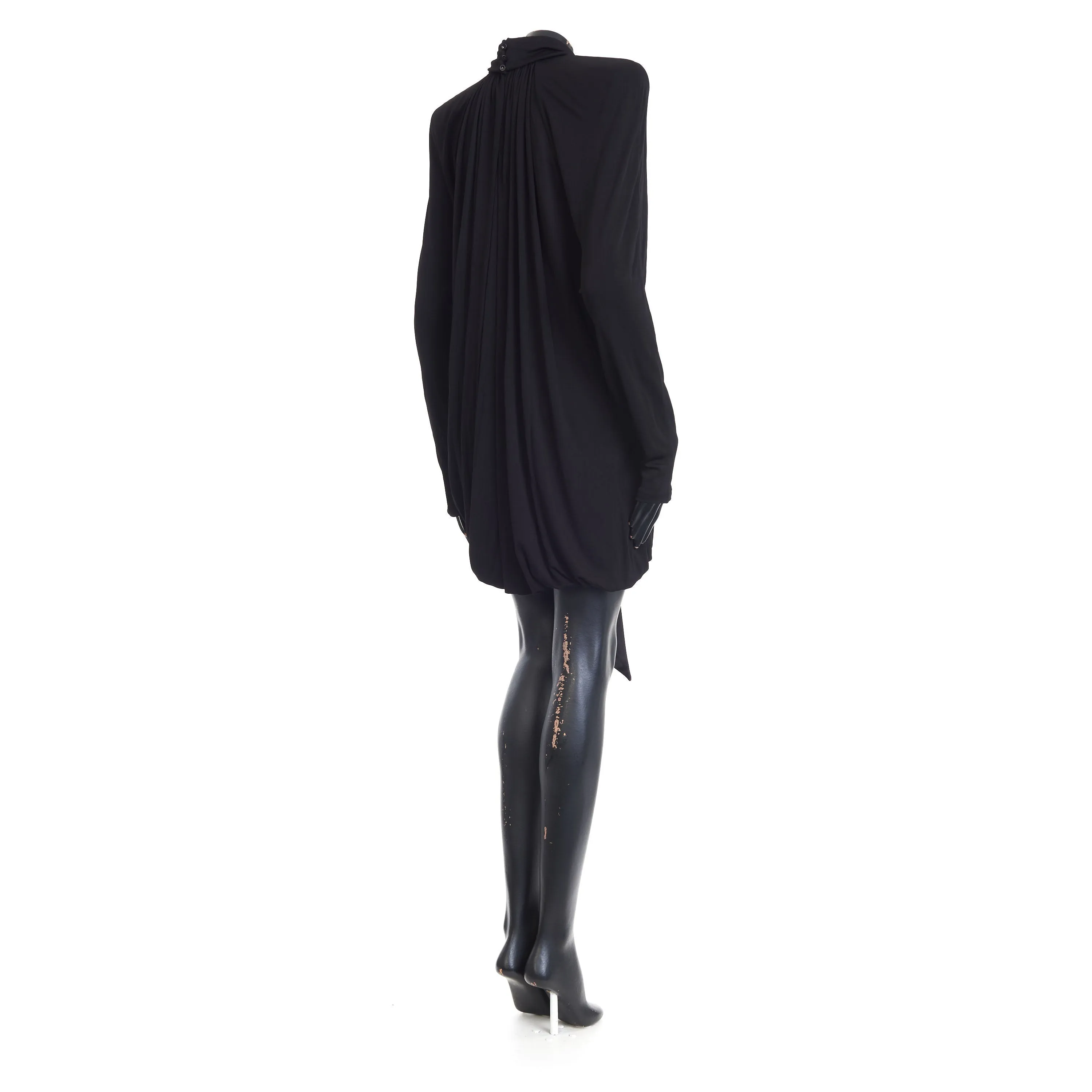 Draped Dress In Satin Crepe Jersey