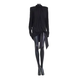 Draped Dress In Satin Crepe Jersey