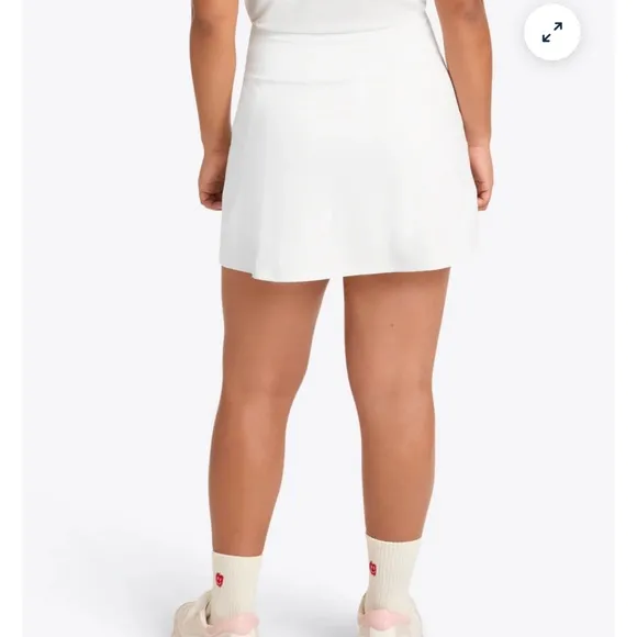 Draper James Side Slit Skort in White