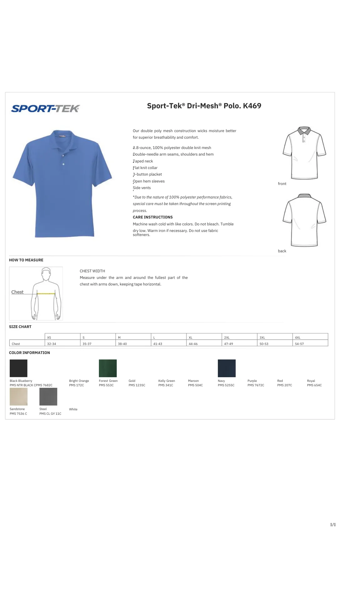 Dri-Mesh® Polo