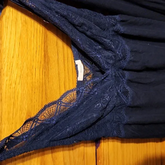 Eberjey Navy Lace Sleepwear Set