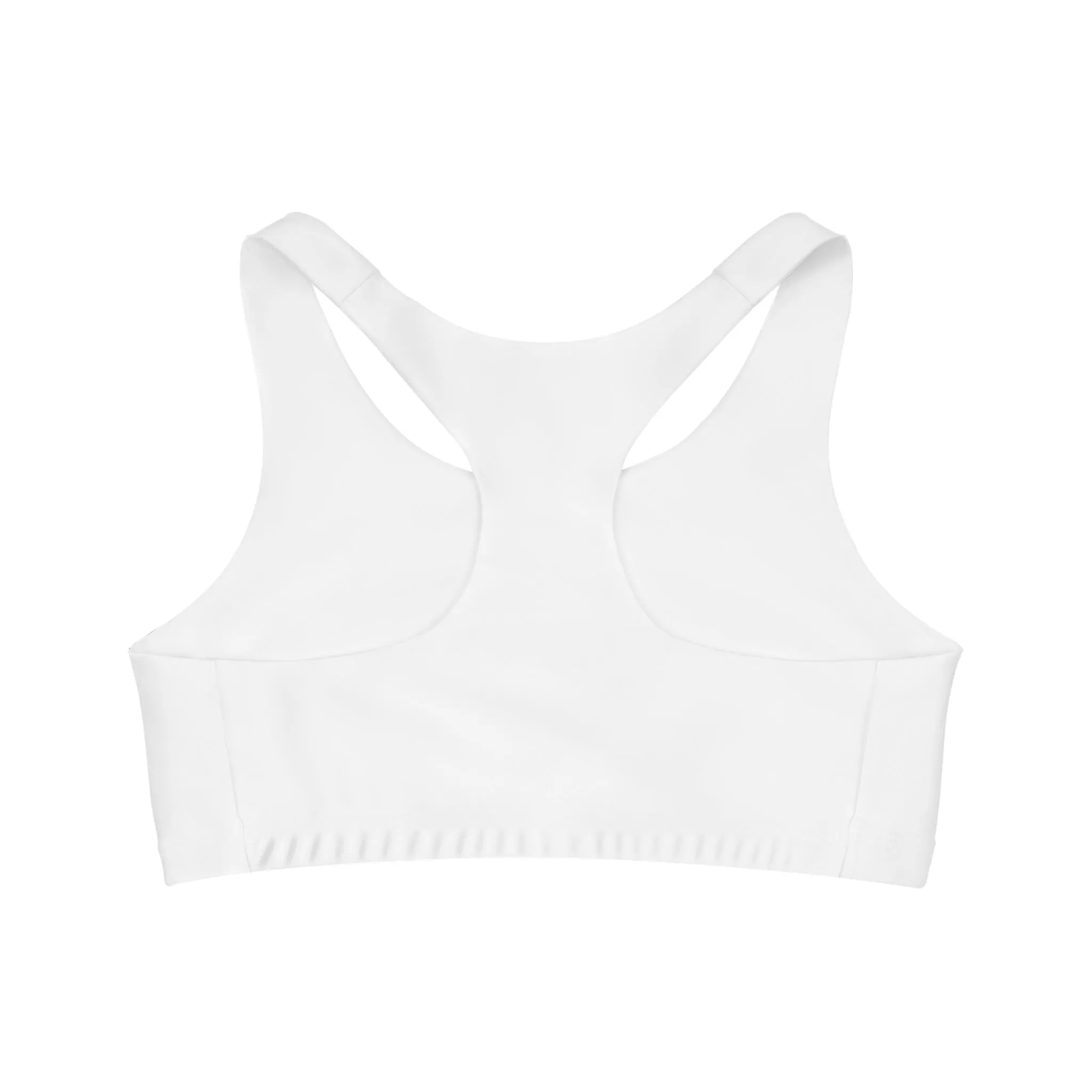 EL Classic White Seamless Sports Bra