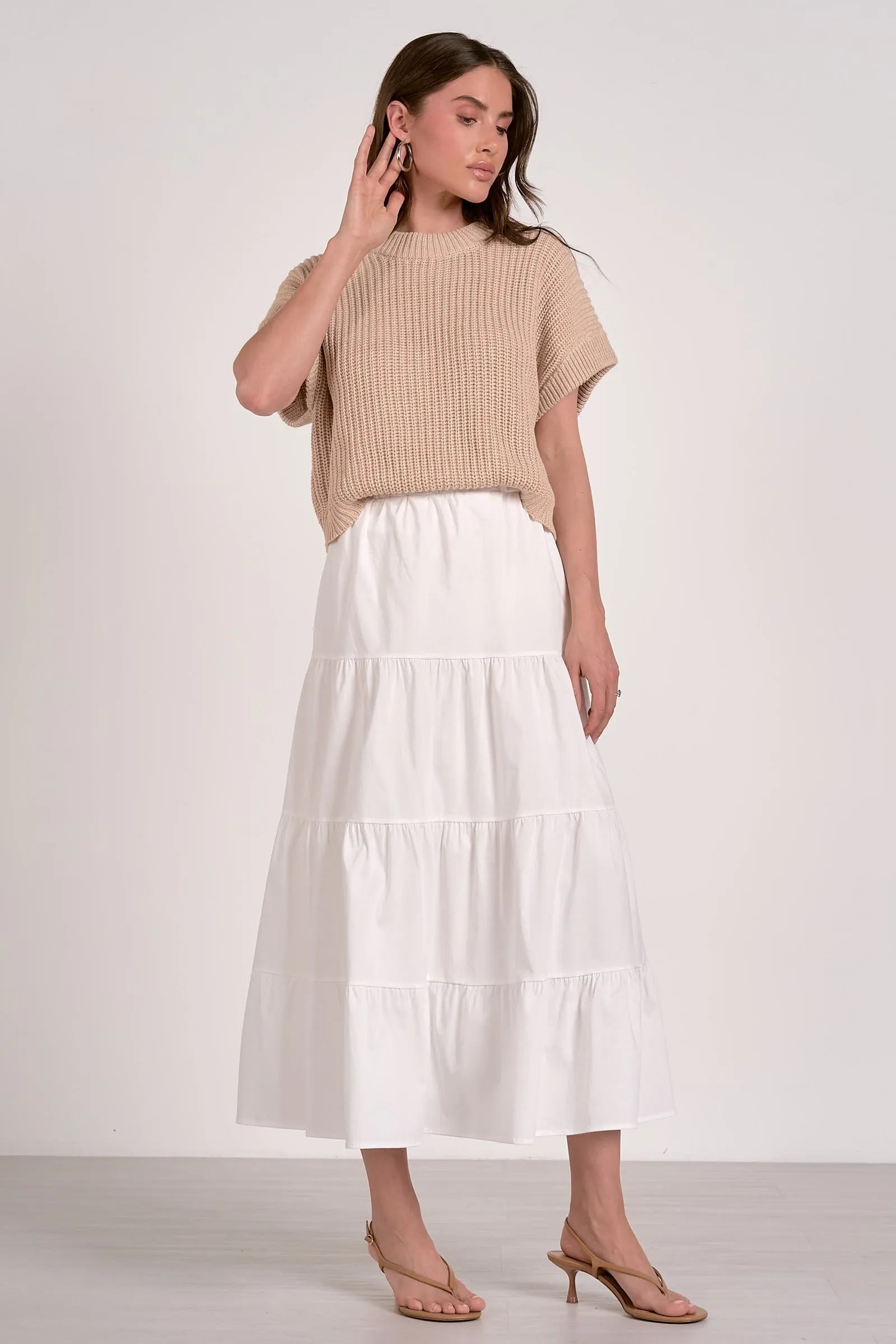 Elan 2fer Knit Midi Dress