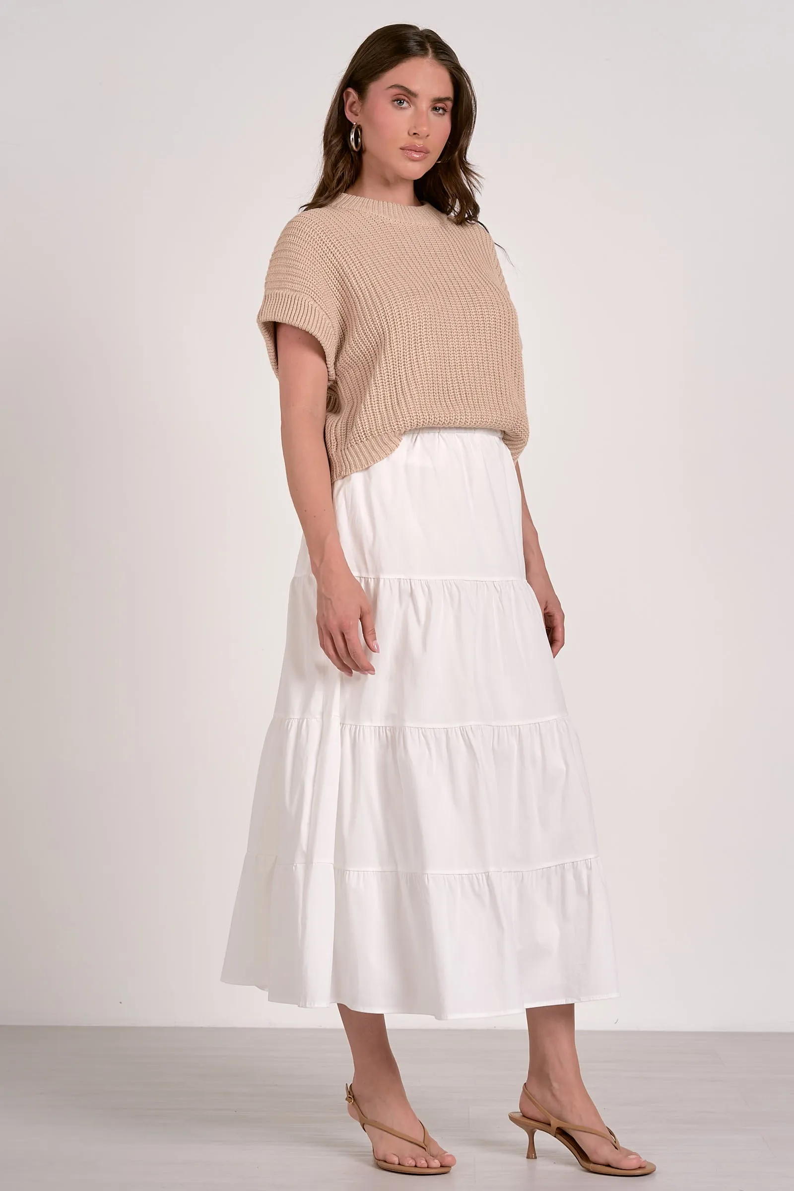 Elan 2fer Knit Midi Dress