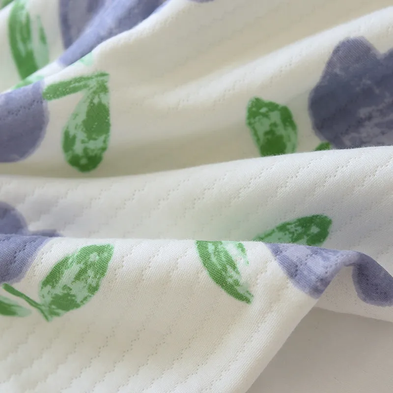 Elegant Cotton Tulip Print Sleepwear