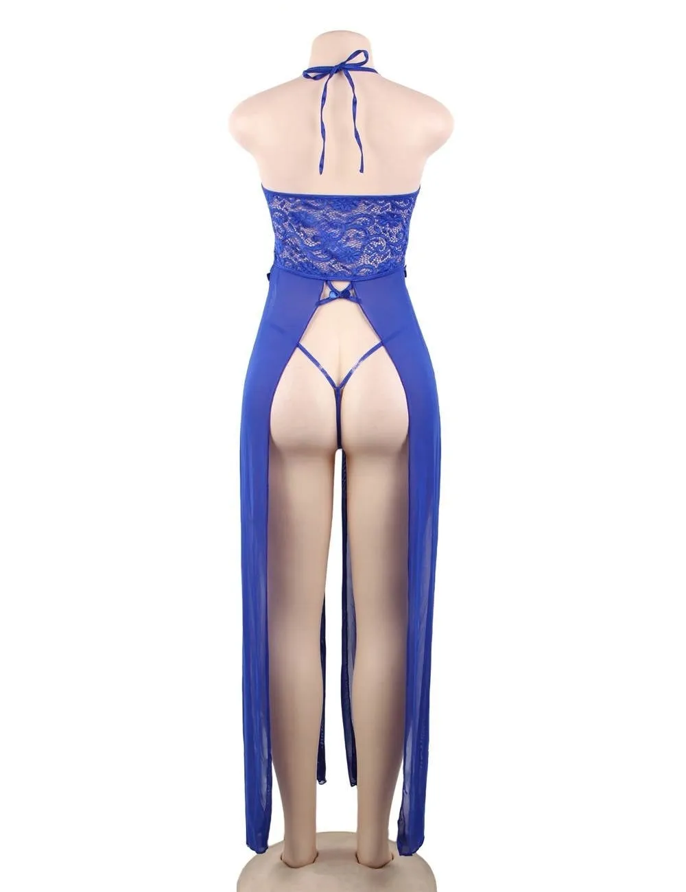 Elegant Hollow Out Lace Sexy Nightgown Egypt