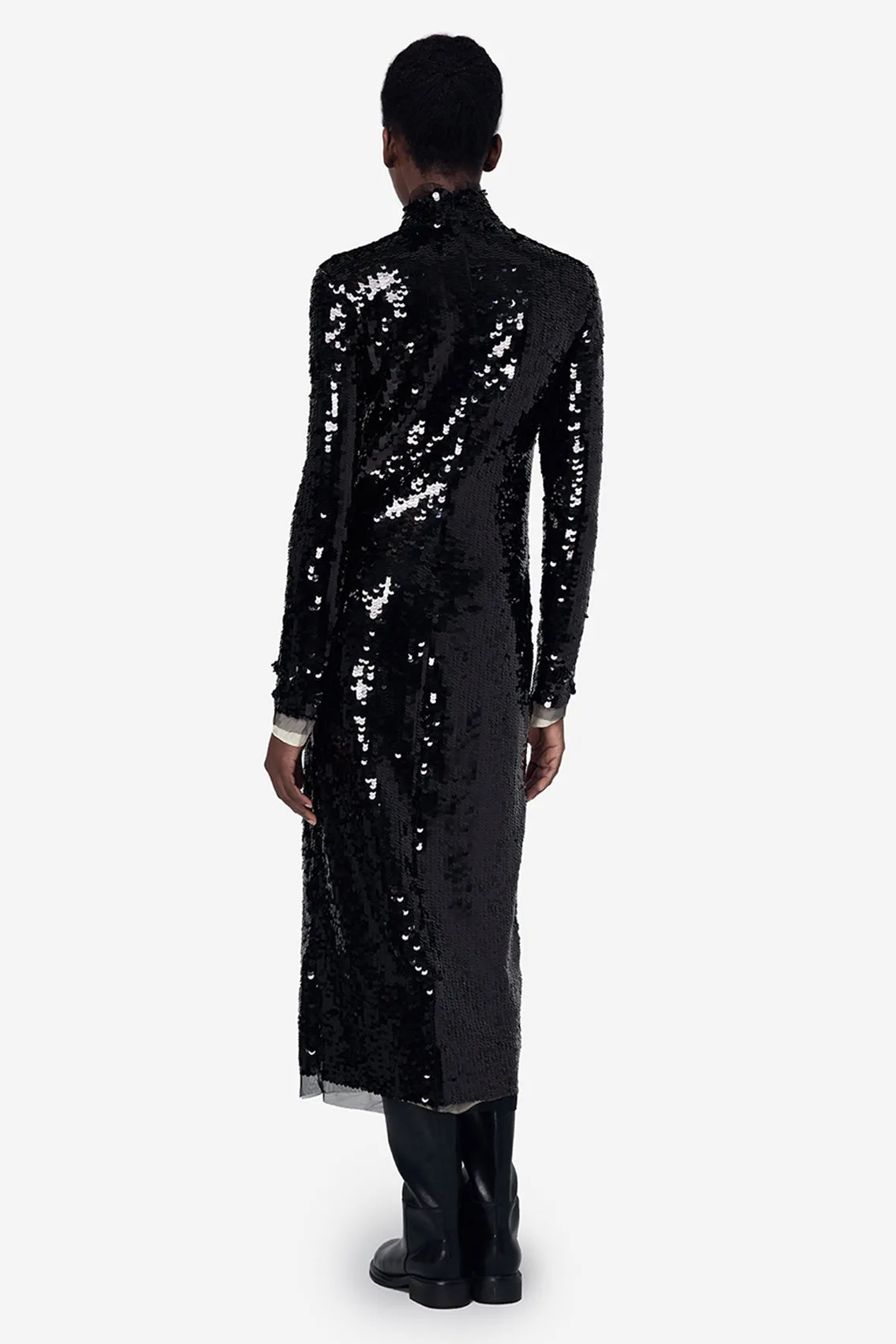 Elegant Sequin Evening Gown