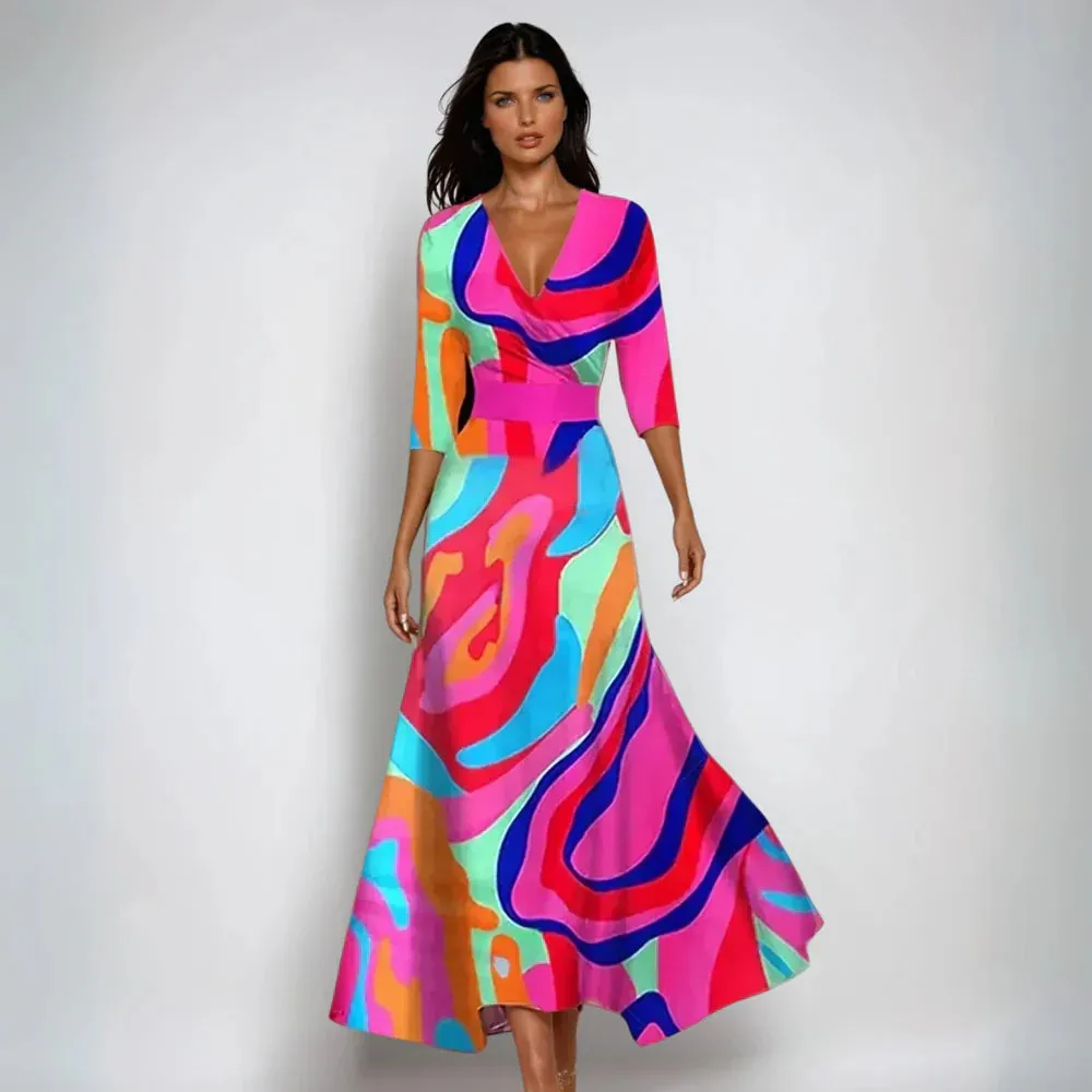 Elise™ - Sophisticated Floral Dress for Unshakeable Confidence